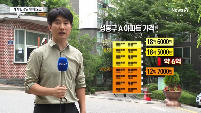 부동산 영끌에 주식 빚투…가계빚 4일 만에 2조 급증