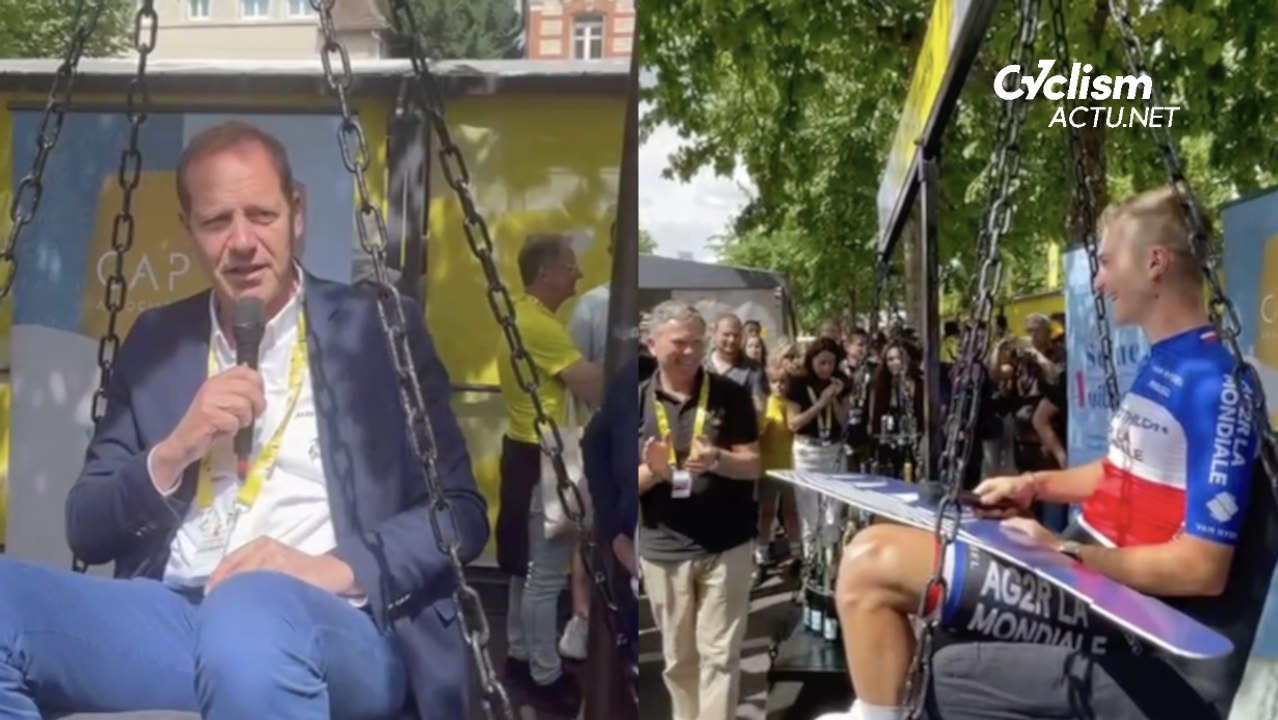 Cyclisme - Tour de France 2024 - Paul Lapeira - Christian Prudhomme, pour qui le Prix du poids en Champagne ?