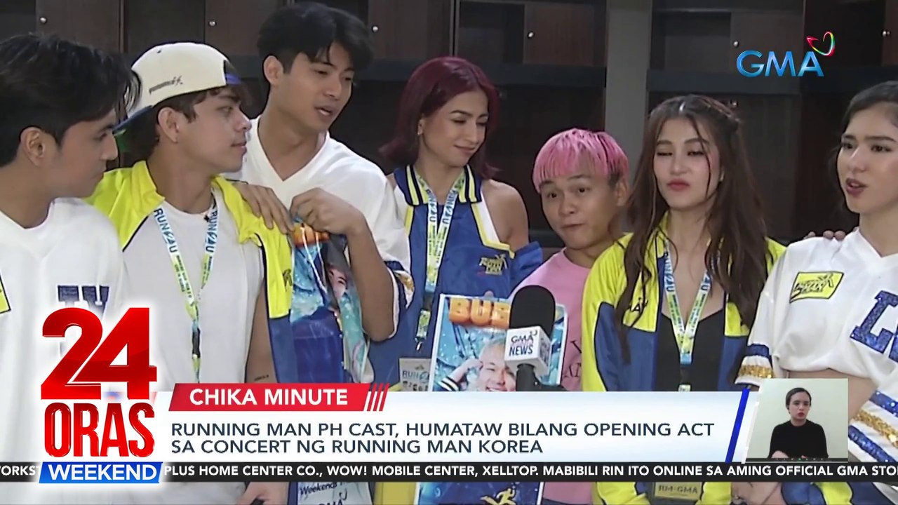 24 Oras Weekend Part 3 - Running Man PH cast meets OG Runners ; Tortoise na minadali ang amo sa pagkain ; atbp.