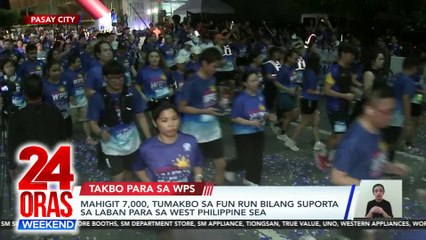 Mahigit 7,000, tumakbo sa fun run bilang suporta sa laban para sa West Philippine Sea | 24 Oras Weekend