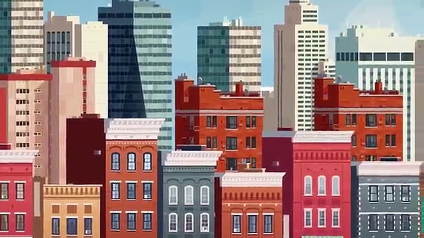 The city mouse and the country Mouse cartoon