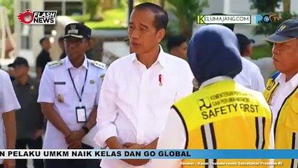 Jokowi Resmikan Bendungan Pamukkulu Sulawesi Selatan