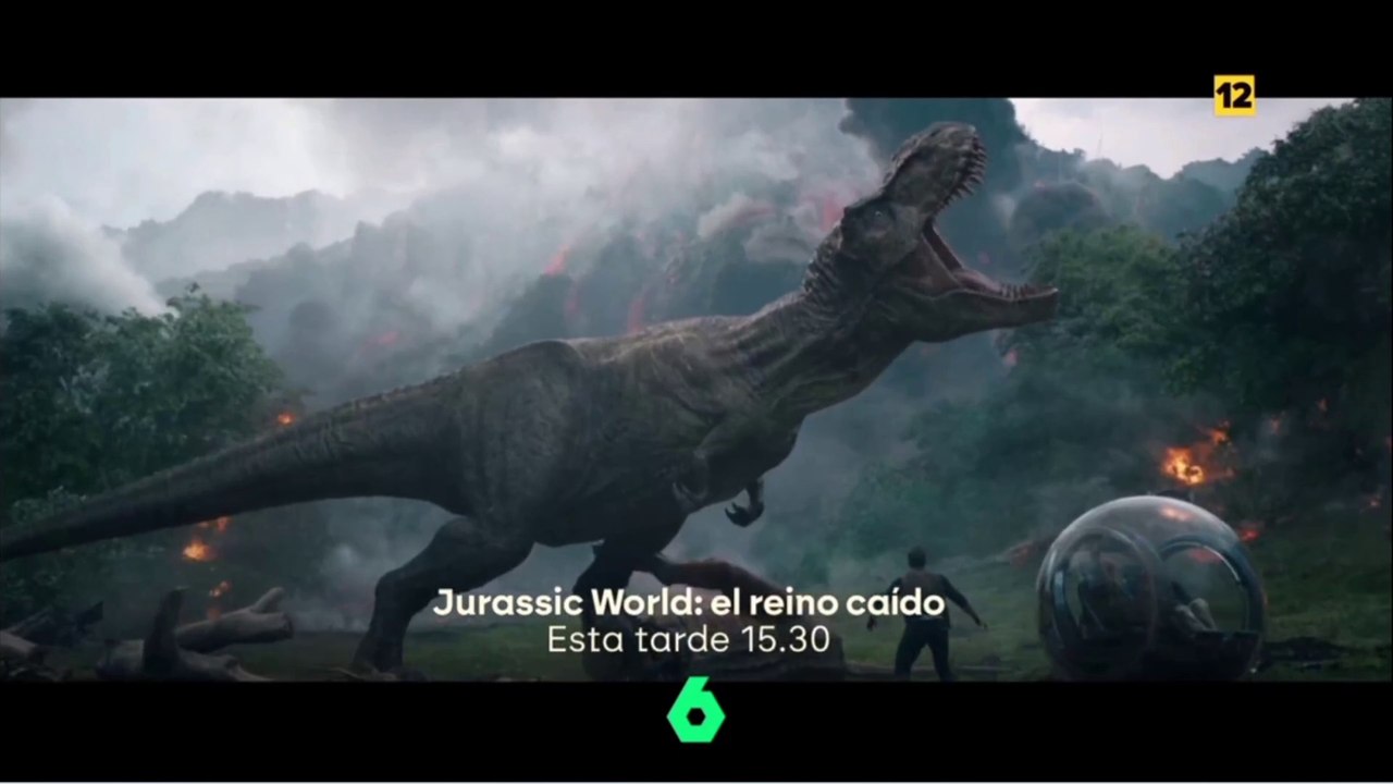 Jurassic World El Reino Caido. Hoy Domingo 07-07-2024 a las 15:30h en La Sexta.