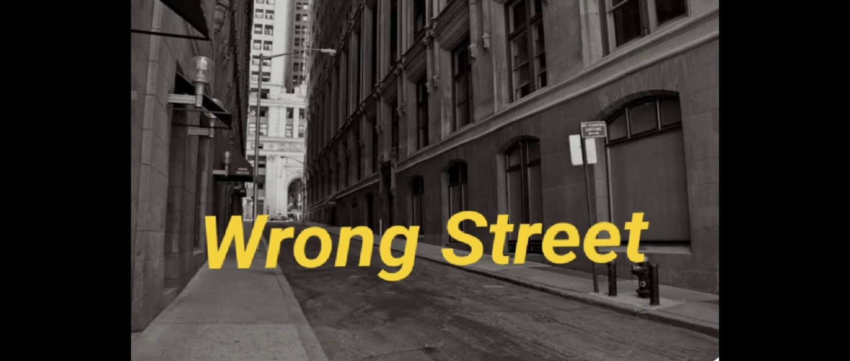 Wrong Street.. World war 1..