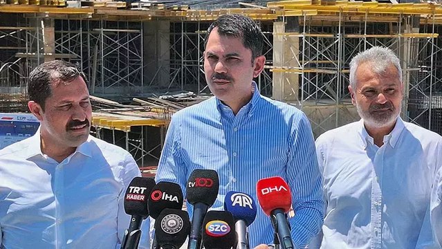 Çevre, Şehircilik ve İklim Değişikliği Bakanı Kurum deprem bölgesi Hatay'da konuştu