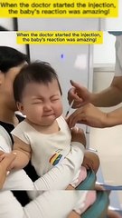 Baby funny reaction#the end baby,short reel