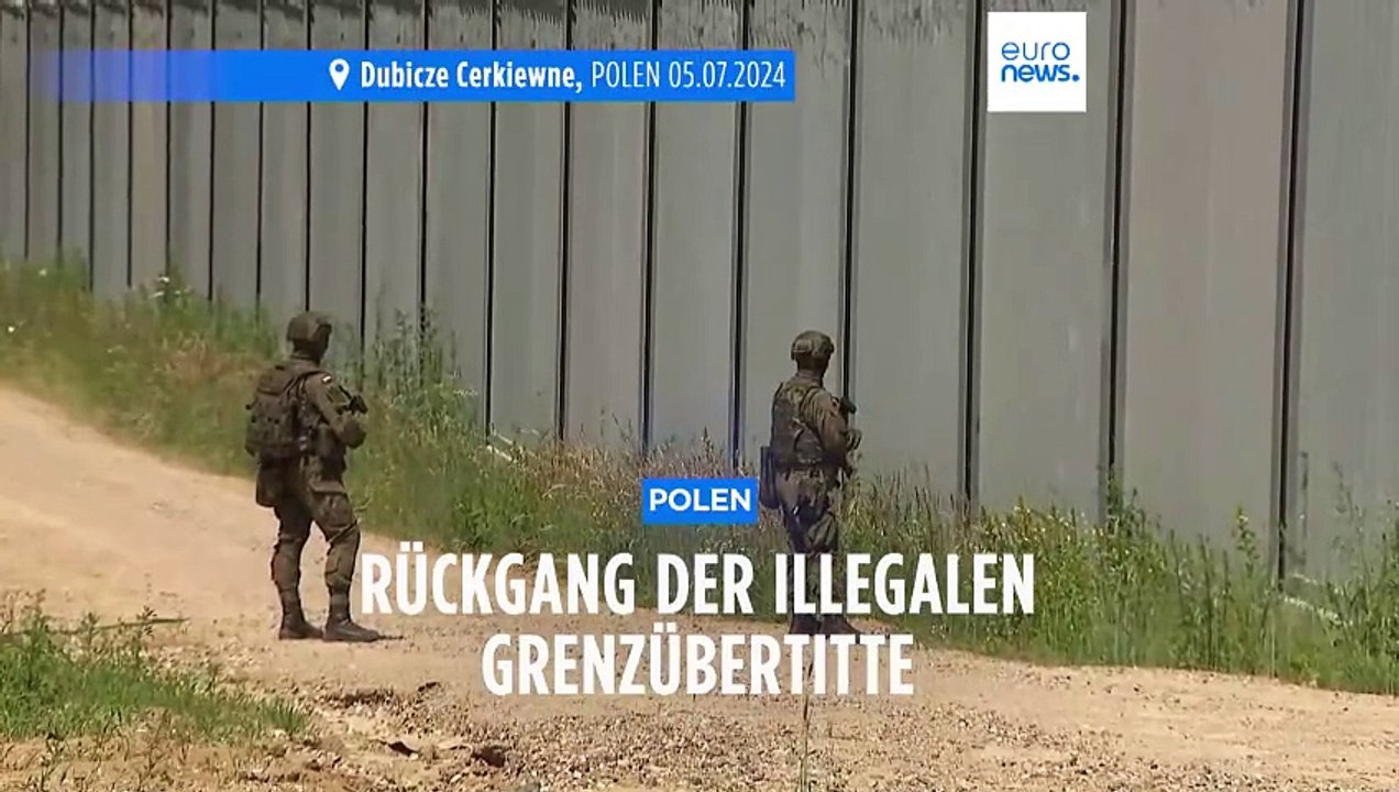 Sperrzone an weissrussischer Grenze: Polen meldet 50 % weniger illegale Einreisen