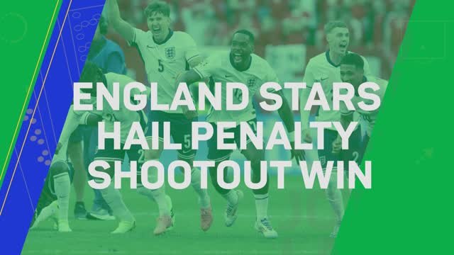 England stars hail penalty shootout win