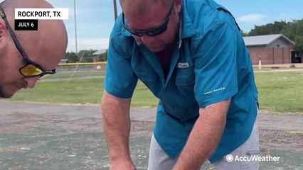 Residents along the Texas coast prepare for Beryl