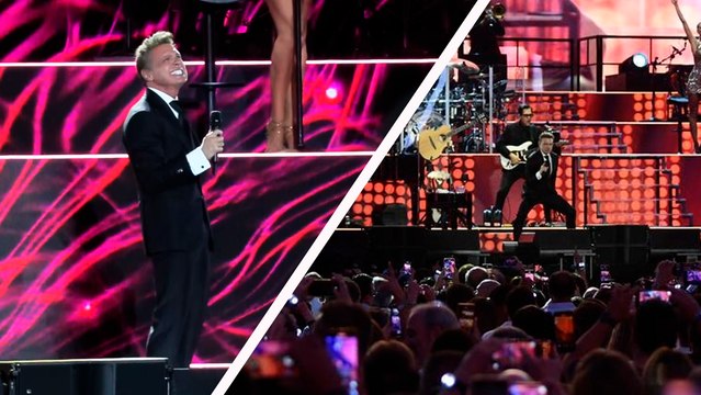 Luis Miguel hace de Cristiano Ronaldo en el Santiago Bernabéu de Madrid