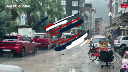 Samsun'da sağanak: Tarım arazileri ve iş yerlerini su bastı