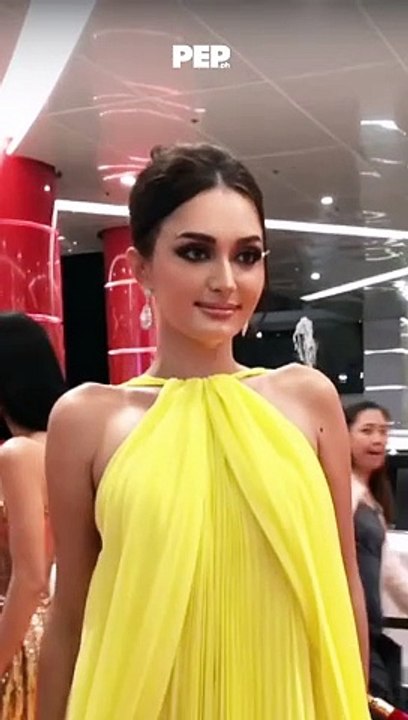 Ahtisa Manalo at the Bb. Pilipinas 2024 coronation night red carpet #PEP #shorts