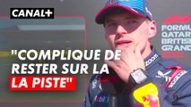 Max “compliqué de rester sur la piste“ - Grand Prix de Grande Bretagne