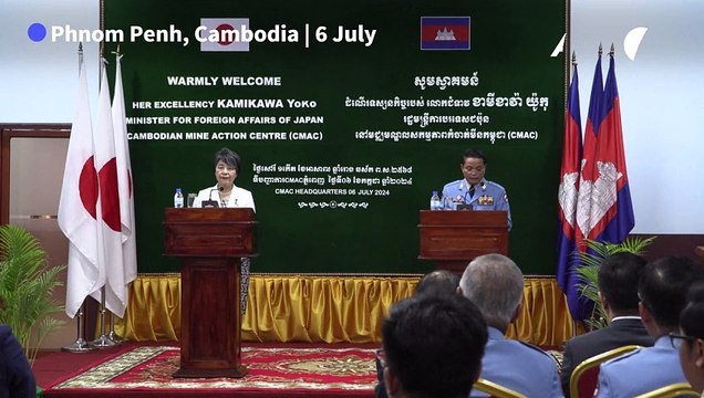 Japan and Cambodia to help remove landmines in Ukraine