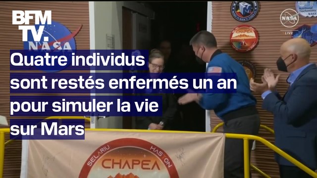 Conquête spatiale: quatre individus sont restés enfermés plus d'un an pour simuler la vie surs Mars