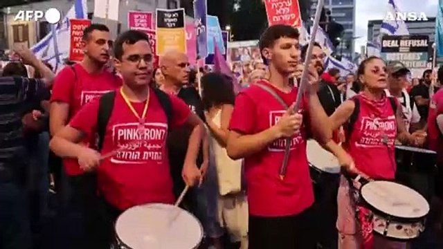 Israele, nuova manifestazione del sabato a Tel Aviv per il rilascio degli ostaggi