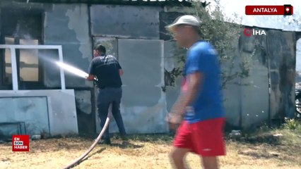 Antalya'daki yangın 5 saatlik çalışma sonucu kontrol altına alındı