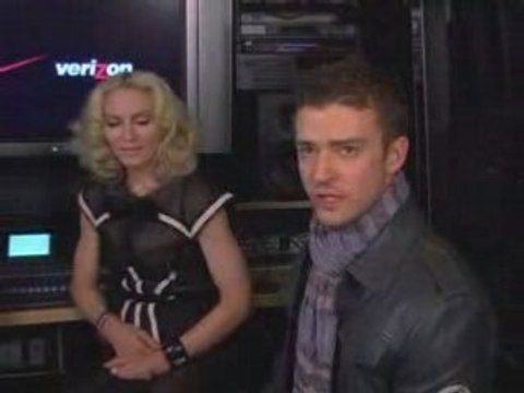 Madonna, Justin Timberlake & Timbaland EXCLUSIVE footage