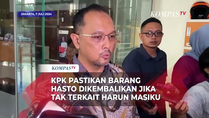 KPK Pastikan Barang Hasto yang Disita Dikembalikan Jika Tak Terkait Kasus Harun Masiku