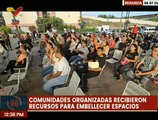 Miranda | Alcaldía Ambrosio Plaza otorgó recursos al urb. Santa Cruz para recuperar sus espacios