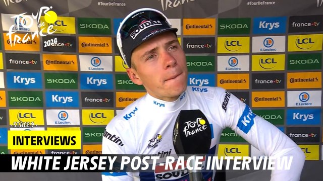 White Jersey post-race interview - Stage 9 - Tour de France 2024