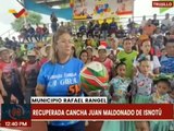 Gobierno nacional reinaugura cancha deportiva Juan Maldonado de Isnotú en el edo. Trujillo