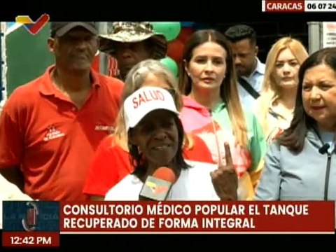 Caracas | Ciudadanos beneficiados con la recuperación del Consultorio Médico Popular El Tanque