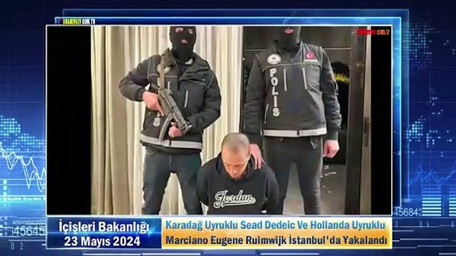 Karadağ Uyruklu Sead Dedeic Ve Hollanda Uyruklu Marciano Eugene Ruimwijk İstanbul'da Yakalandı