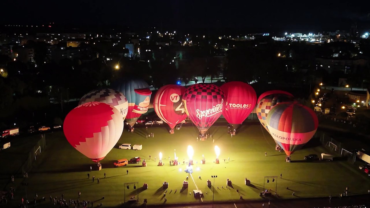 Festiwal balonowy w Szczecinku kontra pogoda