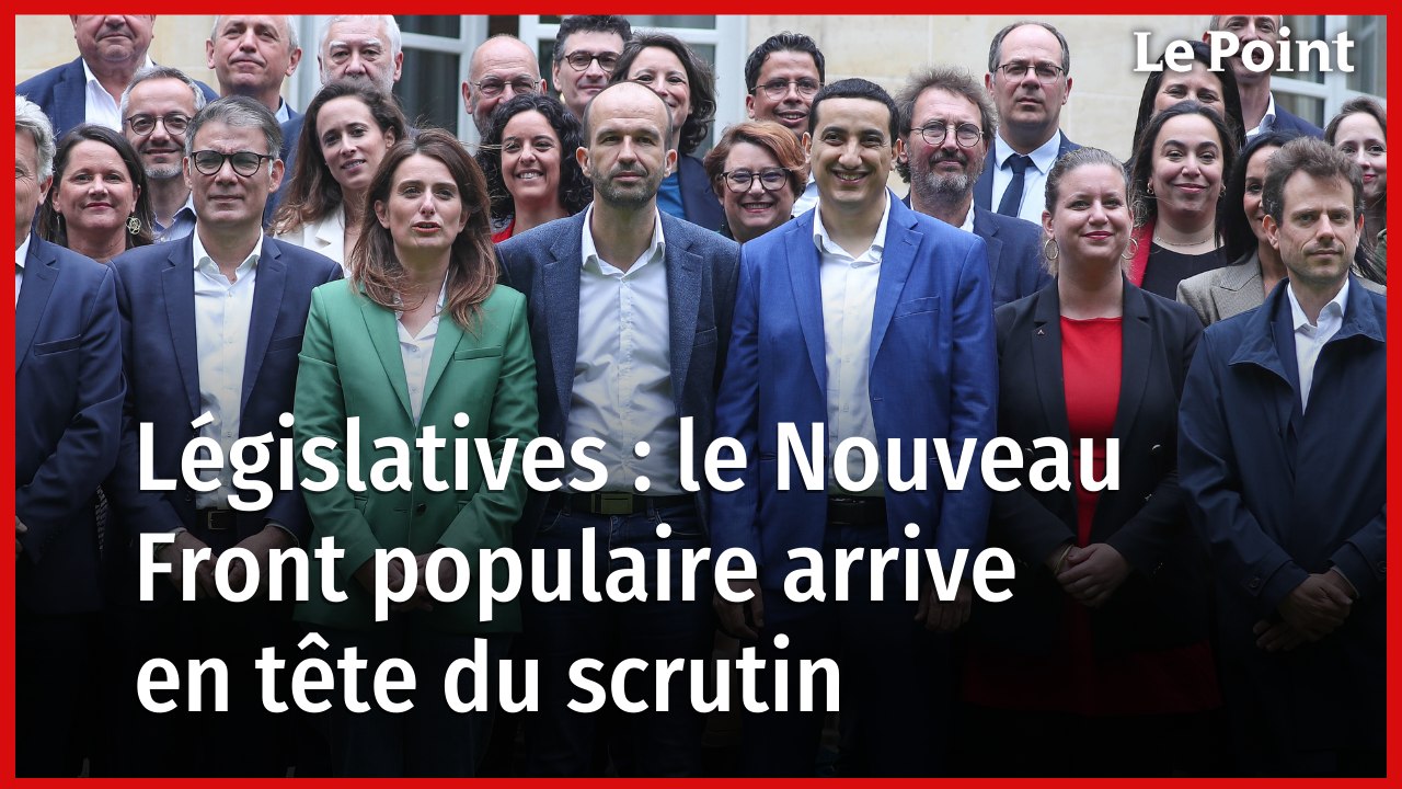 Législatives 2024 : le Nouveau Front populaire en tête du scrutin