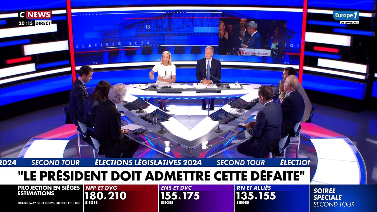 Résultat législatives 2024 : «Jean-Luc Mélenchon et Emmanuel Macron renaissent à l'occasion de se scrutin», assure Franz-Olivier Giesbert