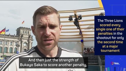 Mertesacker 'really proud' of Saka's progress after Switzerland victory