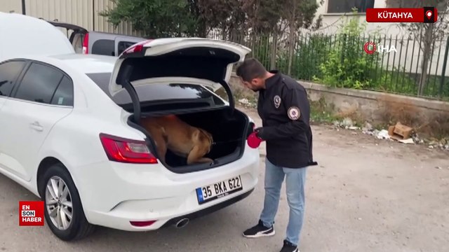 Kütahya’da bir araçta 35 bin adet uyuşturucu hap ele ele geçirildi