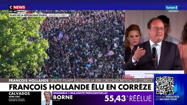 Résultat législatives 2024 - François Hollande : «Ce résultat donne une responsabilité»