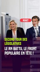 Législatives 2024 : le Nouveau Front populaire en tête, le RN battu !