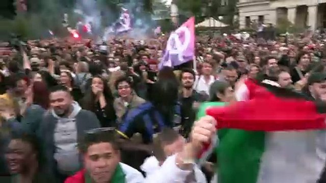 Esquerda lidera eleições legislativas na França, à frente da aliança de Macron