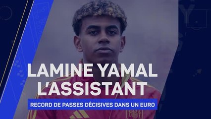 Espagne : Lamine Yamal brille lors de son premier Euro avec 3 passes décisives ⭐