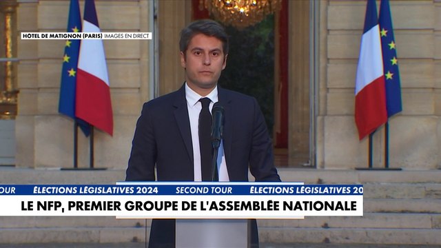 Gabriel Attal : «Je remettrai demain matin ma démission au président de la République»