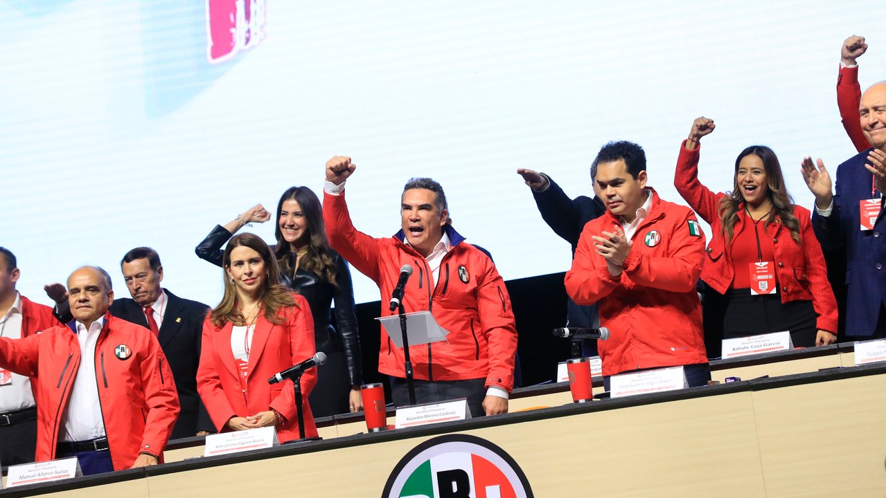 PRI aprueba reformas a sus estatutos, que permitirán reelección de Alito Moreno como dirigente del partido