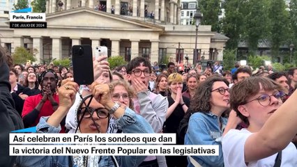 Así ha sido el momento en que los votantes del Frente Popular descubrieron los resultados del sondeo a pie de calle