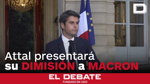 El primer ministro de Francia, Gabriel Attal, asume la derrota y presentará su dimisión