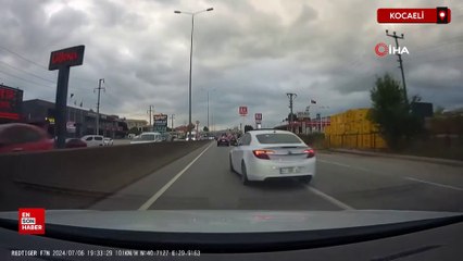 Kocaeli'de tartışan iki sürücü trafikte dehşeti yaşattı