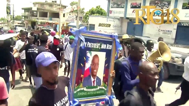 FRONORHSD, Team Martime Moïse òganize yon mach nan okazyon 3 lane asasina prezidan Jovenel Moïse.