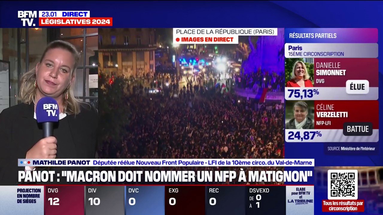 Résultats législatives 2024: "Nous ne gouvernerons ce pays que pour appliquer le programme sur lequel les électrices et électeurs nous ont élus", assure Mathilde Panot (LFI)