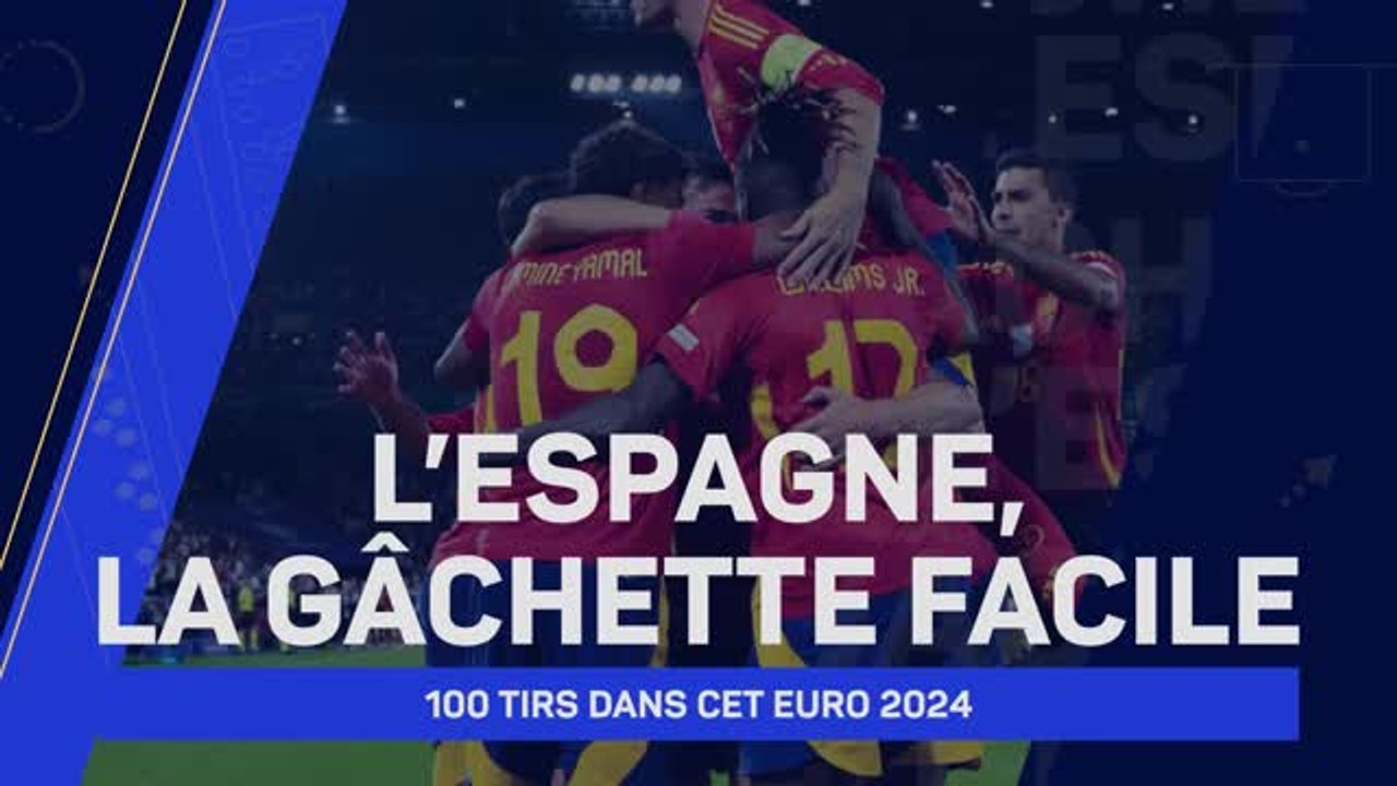 Espagne - La gâchette facile, 100 tirs depuis le début de l'Euro