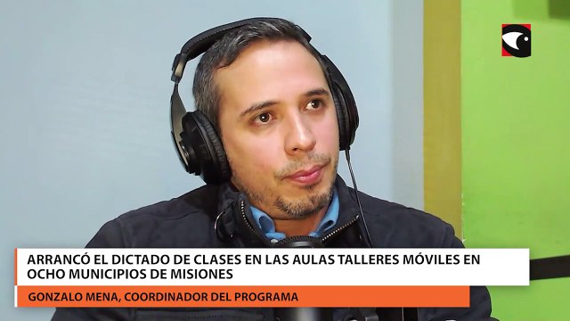 Arrancó el dictado de clases en las aulas talleres móviles en ocho municipios de Misiones