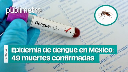 Epidemia de dengue en México: 49 decesos confirmados