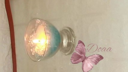 دورة صناعة الشموع الشمعة الكريستالية #الشموع #دورة_صناعة_الشموع #diy