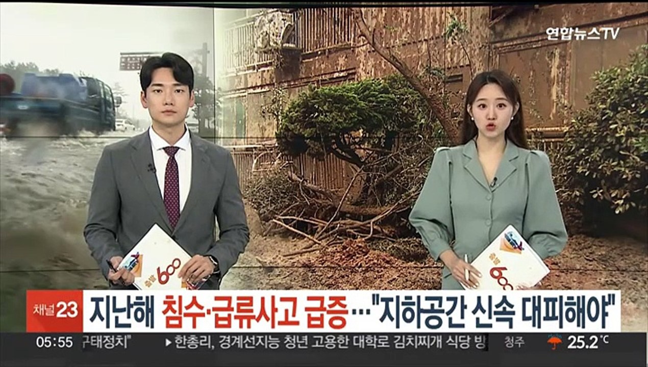 지난해 침수·급류사고 급증…"지하공간에선 신속 대피해야"