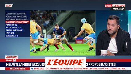 Jaminet pris dans la tourmente après des propos racistes - Rugby - Bleus